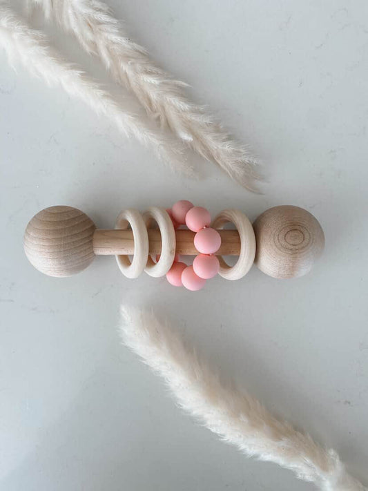 Little Lu Co. | Rosewood Montessori Rattle