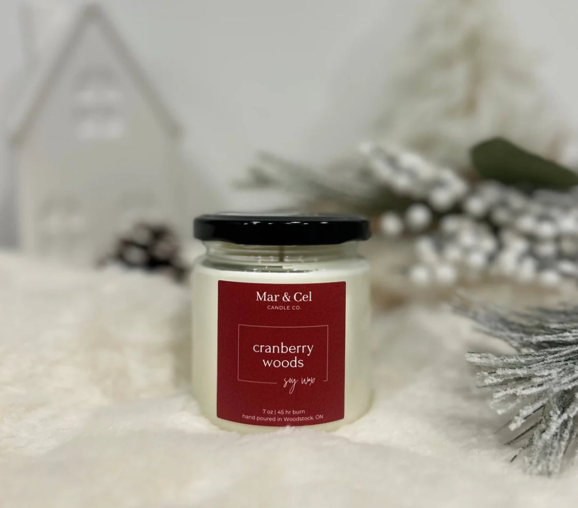 Winter Collection | Cranberry Woods Soy Wax Candle