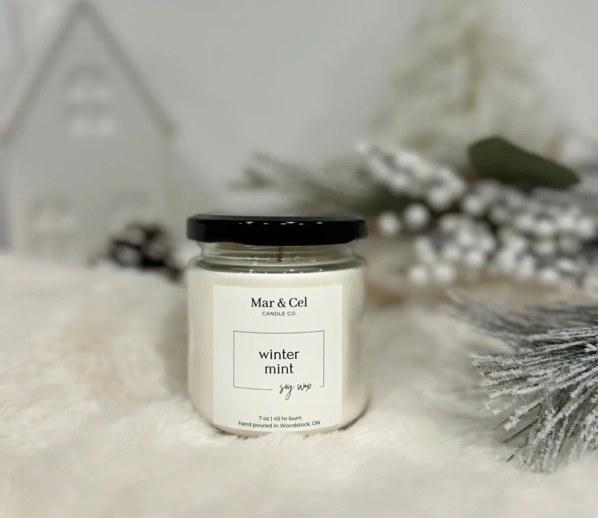 Winter Collection | Winter Mint Soy Wax Candle