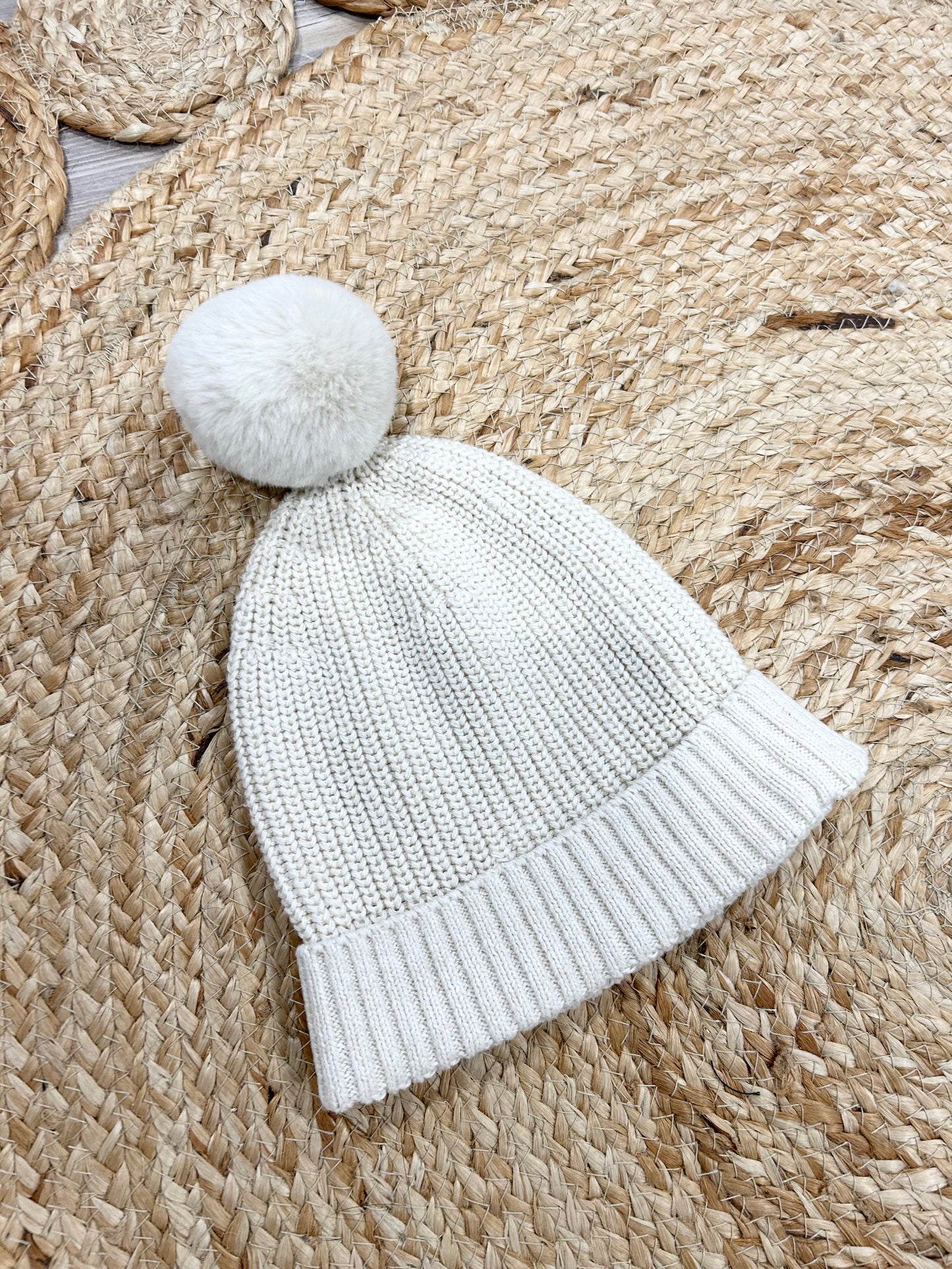 Little Navy Beanie | 12-24M