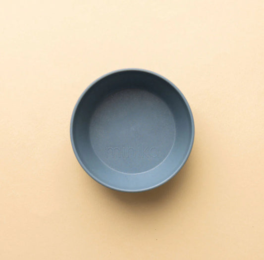 Minika Wheat Straw Bowl | Indigo